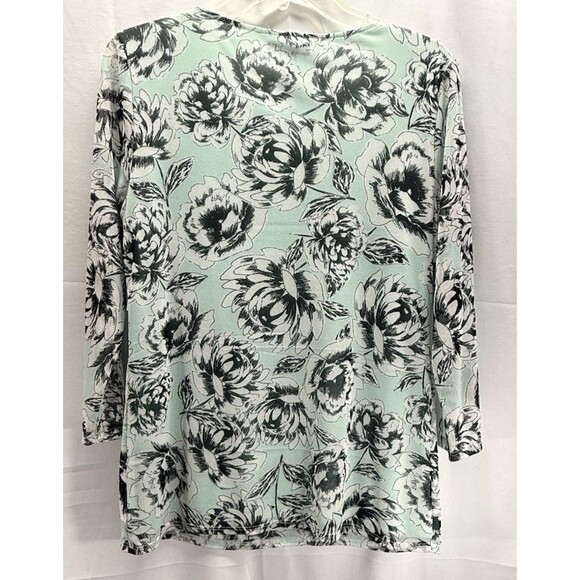 Alfani Womens Layered Mess Long Sleeve Pullover Blouse Size Med - Picture 6 of 8